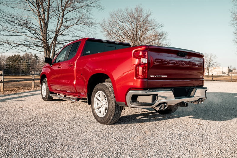 CORSA Performance 21200 Corsa 19-23 Chevrolet Silverado 1500 Cat-Back Dual Rear Exit with Twin 4in Polished Pro-Series Tips