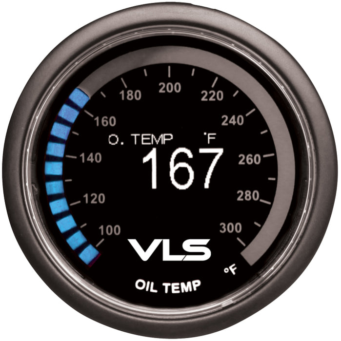 Revel 1TR1AA003R VLS 52mm 100-300 Deg F Digital OLED Oil Temperature Gauge