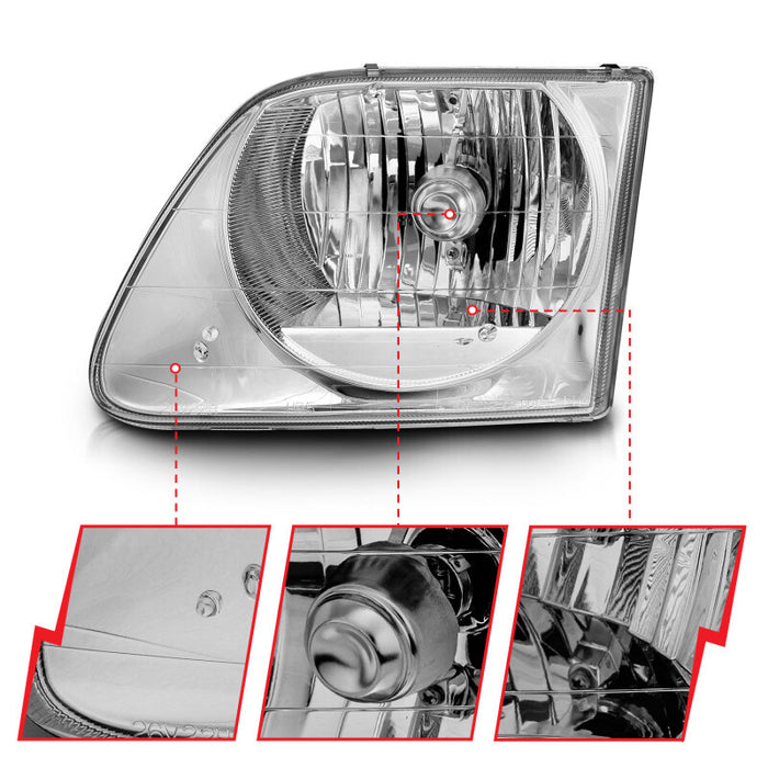 ANZO 111030 ANZ Crystal Headlights