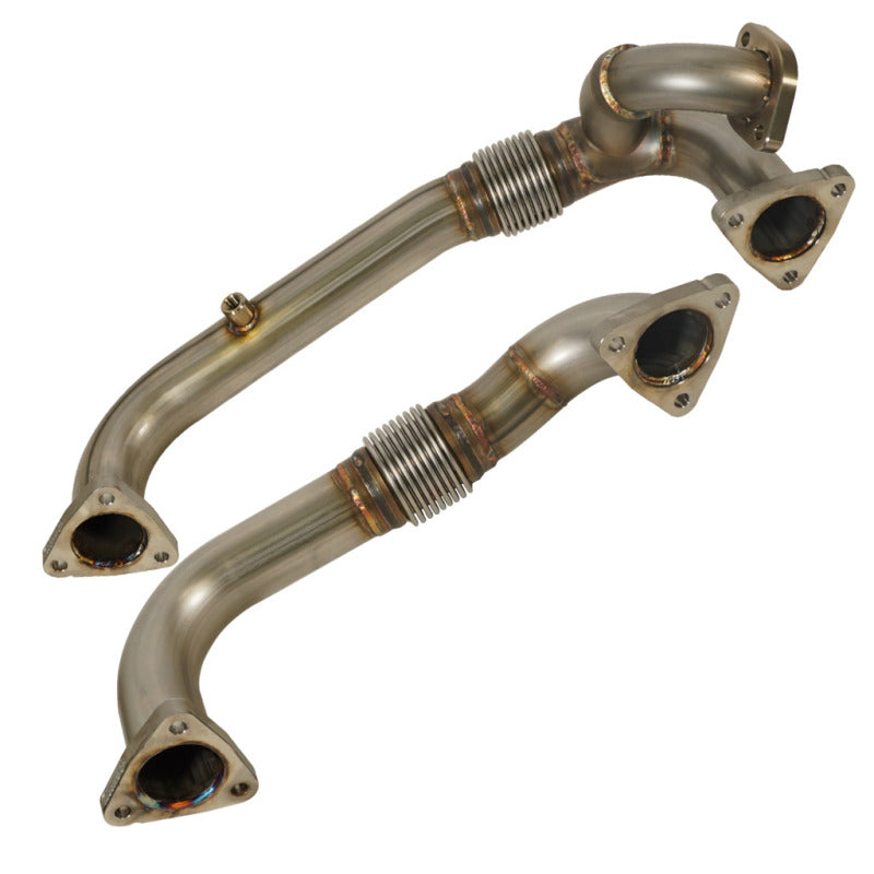 BD Diesel 1041484 08-10 Ford F-250/F-350/F-450/F-550 Powerstroke 6.4L Up Pipes Kit w/Manifold Set