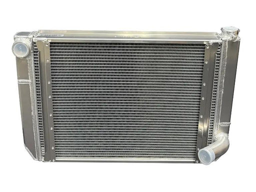 Fluidyne Performance Radiator Dbl 29X18 W/Oil Cooler Fan W/ Fill Neck DUNMGM.SLM.OPENV2