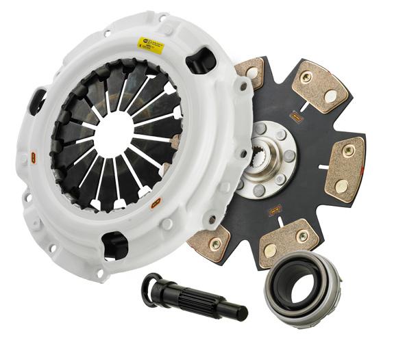 Clutch Masters 08240-HRB6-SK 12-13 Honda Civic Si 2.4L 6spd FX500 High Rev 6-Puck Rigid Ceramic Clutch Kit w/St FW