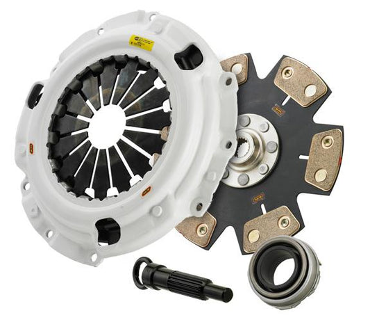 Clutch Masters 08240-HRB6-SK 12-13 Honda Civic Si 2.4L 6spd FX500 High Rev 6-Puck Rigid Ceramic Clutch Kit w/St FW