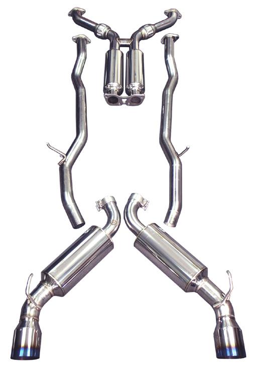 Injen SES1836TT 08-11 Lancer 4cyl 2.0L & 2.4L (All trim levels) 60mm Axle-Back Exhaust