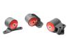 Innovative Mounts 90850-75A Innovative 06-11 Civic K-Series Black Steel Mounts 75A Bushings (Not K24 Trans)