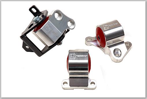 Innovative Mounts B10050-60A Innovative 96-00 Civic B/D Series Silver Aluminum Mounts 60A Bushings (2 Bolt)