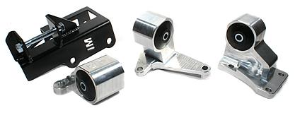 Innovative Mounts B29550-75A Innovative 92-95 Civic H-Series Silver Aluminum Mounts 75A Bushings