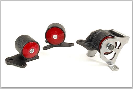 Innovative Mounts 10050-75A Innovative 96-00 Civic B/D Series Black Steel Mounts 75A Bushings (2 Bolt)