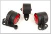 Innovative Mounts 19550-60A Innovative 92-95 Civic B/D Series Black Steel Mounts 60A Bushings (2 Bolt)
