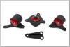Innovative Mounts 90650-75A Innovative 02-05 Civic K-Series Black Steel Mounts 75A Bushings (Not K24 Trans)