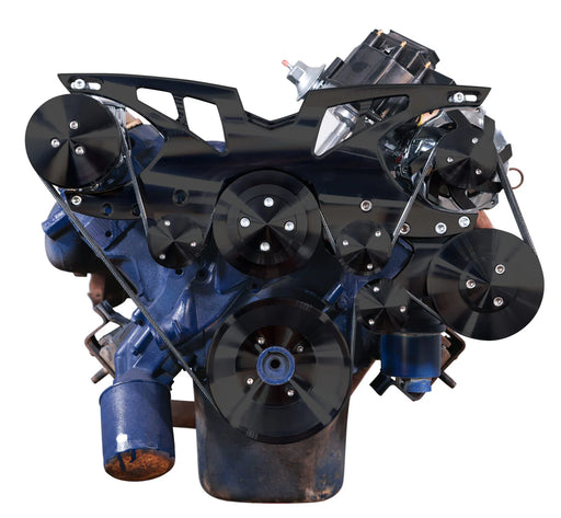 MARCH PERFORMANCE 472-500 Cadillac Style Track Serp System Black - MPP21525-08