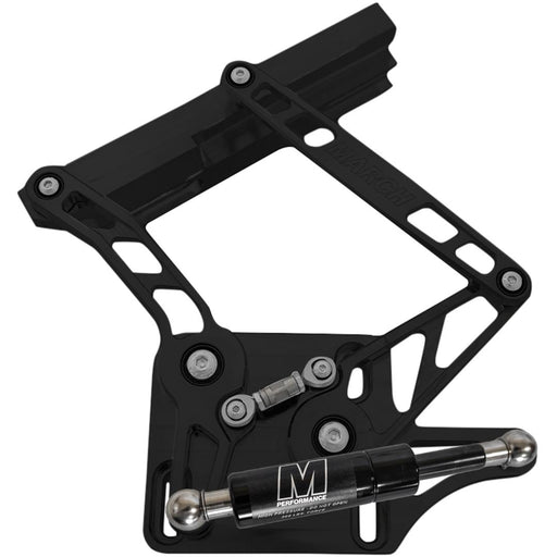 MARCH PERFORMANCE 67-70 Ford Mustang Hood Hinges Black Pair - MPPHH70M-S-08