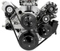 MARCH PERFORMANCE Chevy LS1-LS7 Pro-Track Serpentine Kit Black - MPP20085-08