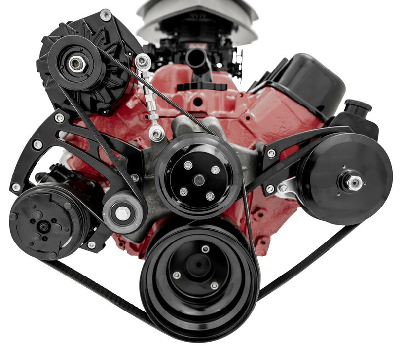 March Performance MPP23690-08 BBC Sport Track Conversion Kit W/ AC Blk