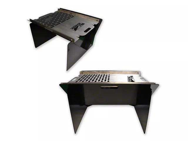 Mile Marker MMM32006 Fire Pit And Grill Kit Portable