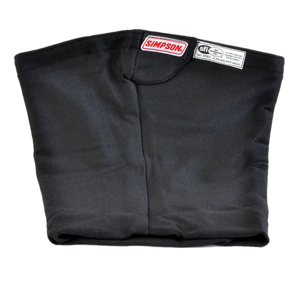 Simpson Safety SIM23014BK Nomex Helmet Skirt Black Large SFI 5