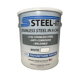 STEEL-IT White Polyurethane Case 4 X 1 Gallon - STLCASE1030G