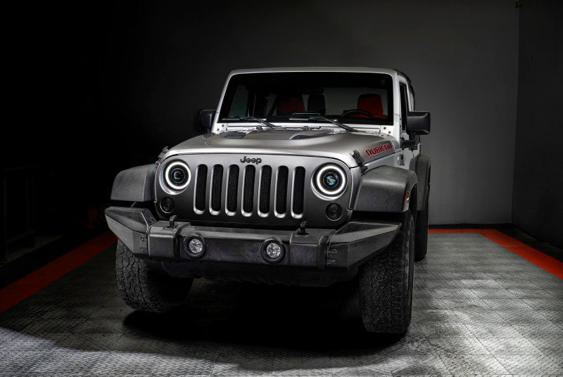 ORACLE Lighting 5876-001 Oracle Oculus 7in Bi-LED Projector Headlights for Jeep Wrangler JK - 6000K SEE WARRANTY
