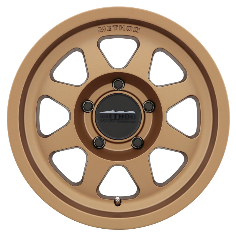 Method Wheels MR70178550900 Method MR701 17x8.5 0mm Offset 5x5 71.5mm CB Method Bronze Wheel