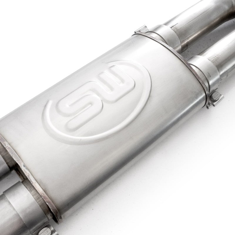 Stainless Works PG8CBFC 2008-09 Pontiac G8 GT 3in Catback Systemt X-Pipe Turbo Chambered Muffler 3.5in Tips