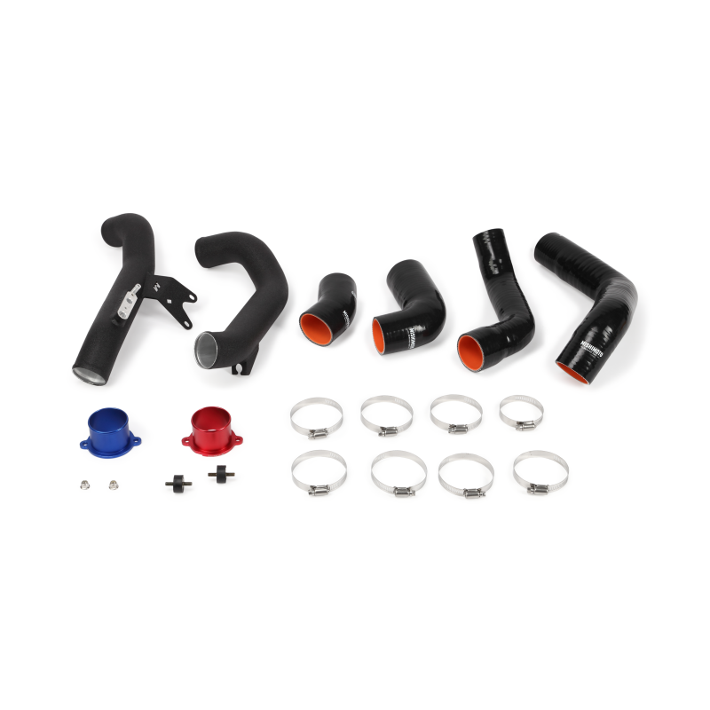 Mishimoto MMICP-CIV-16KWBK 2016+ Honda Civic 1.5T/Si Performance Intercooler Pipe Kit- Wrinkle Black