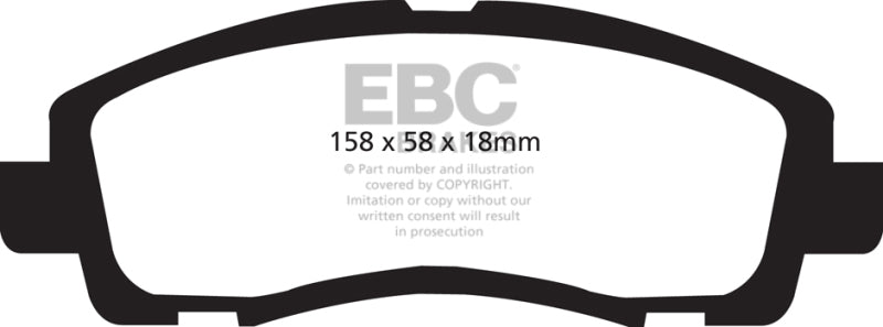 EBC DP31753C 09-14 Acura TL 3.5 Redstuff Front Brake Pads