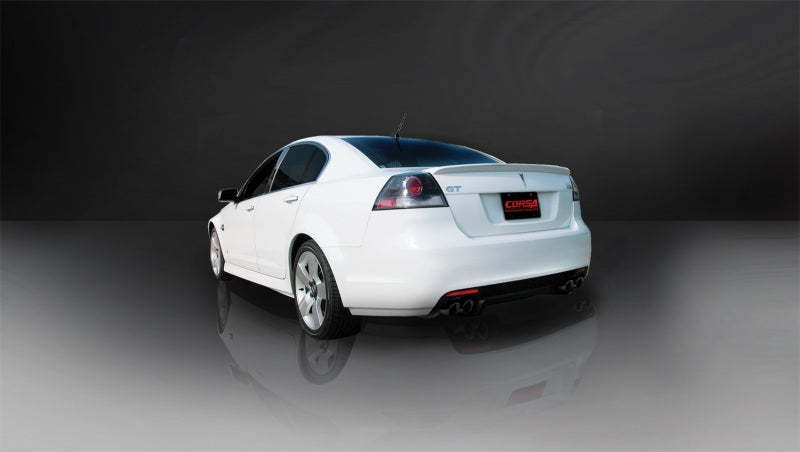 Corsa 2008-2009 Pontiac G8 GXP 6.0L V8 Sport Cat-Back w/ Dual 3in Black Tips