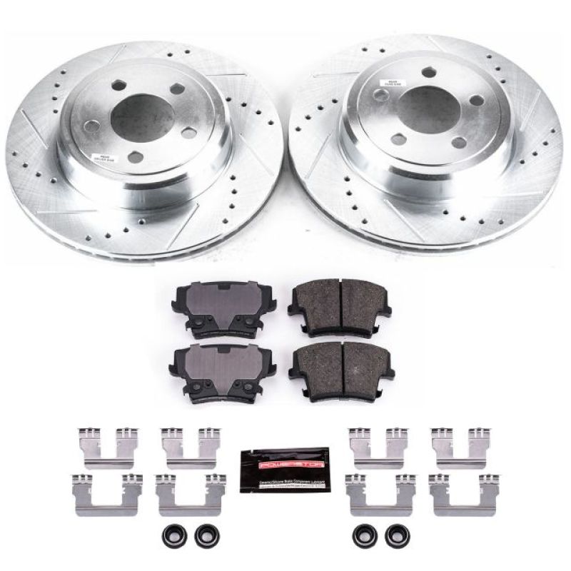 Power Stop 05-19 Chrysler 300 Rear Z23 Evolution Sport Brake Kit