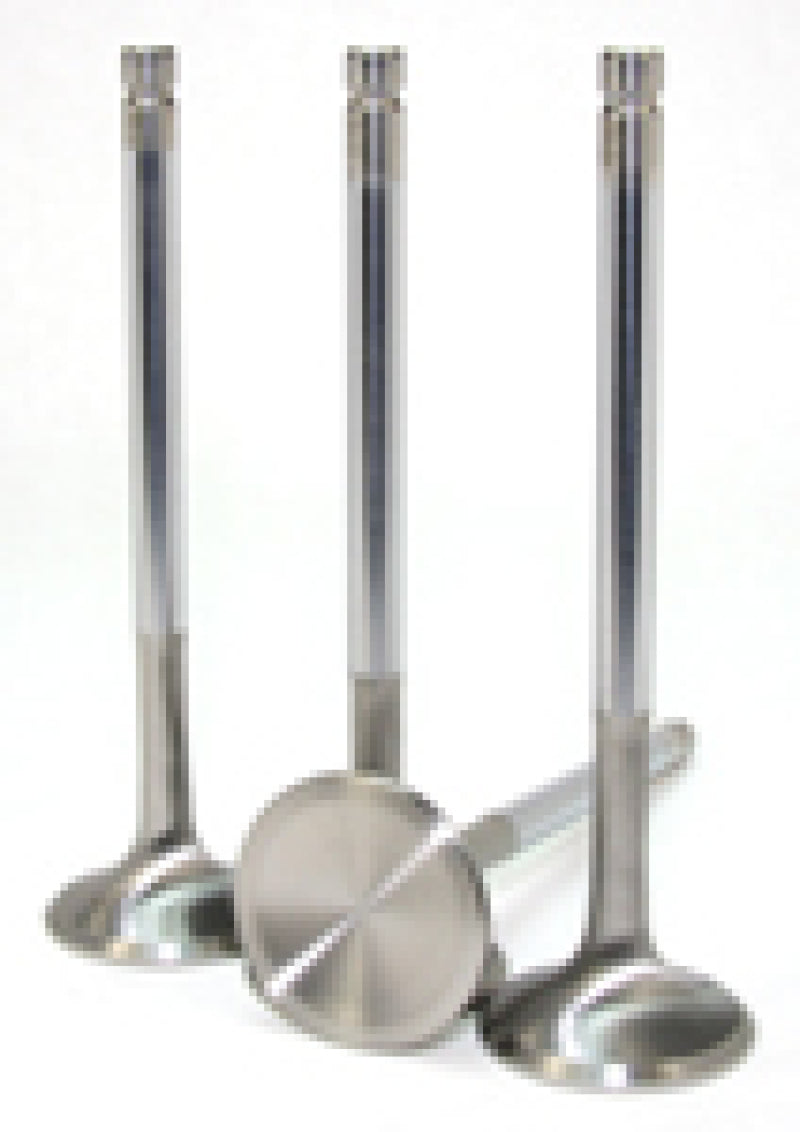 GSC Power Division 2073-8 GSC P-D Toyota 3STGE 23-8N Chrome Polished Exhaust Valve - 30mm Head (+1mm) - SET 8