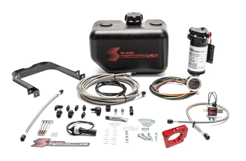 Snow Performance SNO-2110-BRD 05-14 STI Stg 2 Boost Cooler Water Injection Kit w/SS Brd Line & 4AN Fittings