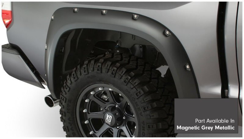 Bushwacker 30918-63 16-18 Toyota Tundra Fleetside Pocket Style Flares 4pc - Magnetic Grey