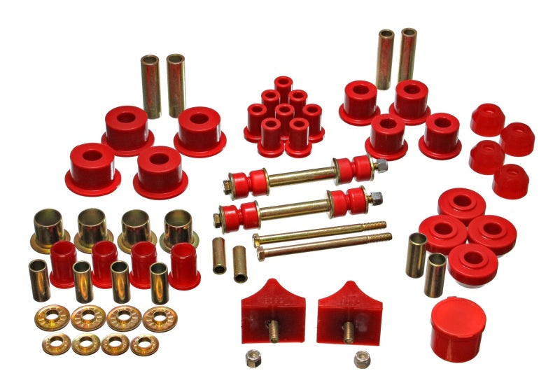 Energy Suspension 5.18104R 66-76 Chrysler A Body - Dart/Demon/Duster/Valiant Red Hyper-flex Master Bushing Se