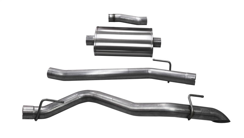 CORSA Performance 21061 Corsa 2020-2024 Jeep Gladiator JT 3.0in Cat-Back Single Side Exit w/ Turn Down Tip