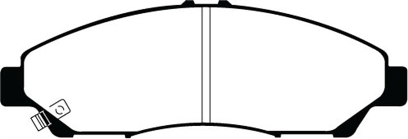 EBC DP61801 07-13 Acura MDX 3.7 Greenstuff Front Brake Pads