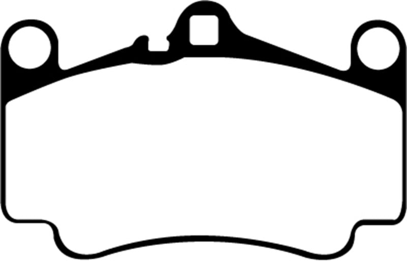 EBC DP31515C 03-05 Porsche 911 (996) (Cast Iron Rotor only) 3.6 Carrera 4S Redstuff Front Brake Pads