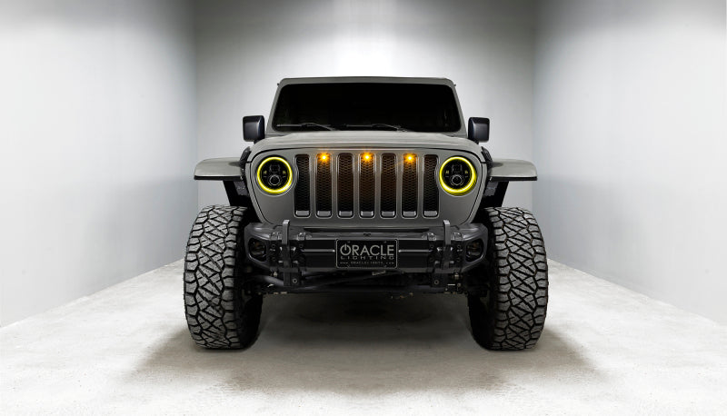ORACLE Lighting 5769J-332 Oracle Jeep Wrangler JL/Gladiator JT 7in. High Powered LED Headlights (Pair) - Dynamic SEE WARRANTY