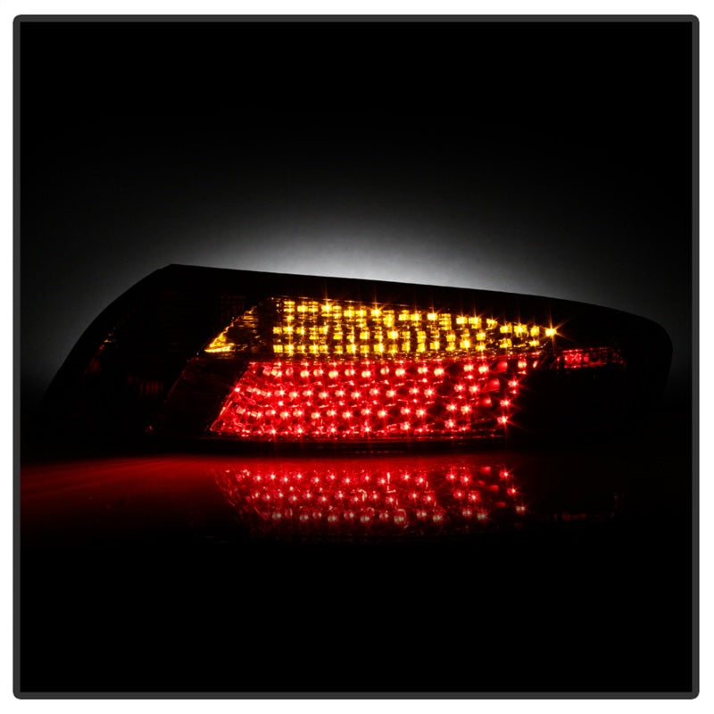 SPYDER 5013132 Xtune Porsche 911 996 ( Non 4S. Turbo. GT3 ) 99-04 LED Tail Lights Red Clear ALT-ON-P99699-LED-RC
