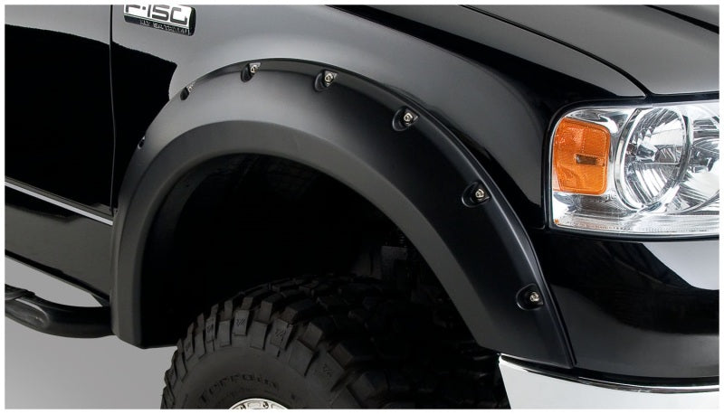 Bushwacker 20916-02 04-08 Ford F-150 Styleside Pocket Style Flares 4pc 66.0/78.0/96.0in Bed - Black