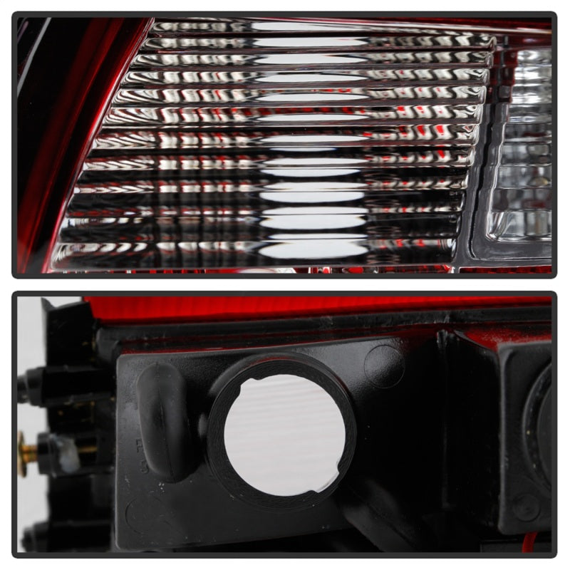 SPYDER 5013132 Xtune Porsche 911 996 ( Non 4S. Turbo. GT3 ) 99-04 LED Tail Lights Red Clear ALT-ON-P99699-LED-RC