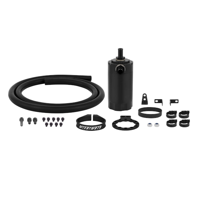 Mishimoto MMBCC-UNI-BK Universal Baffled Oil Catch Can - Black