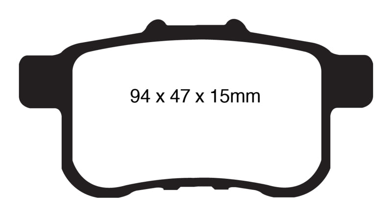 EBC DP41987R 09-14 Acura TSX 2.4 Yellowstuff Rear Brake Pads