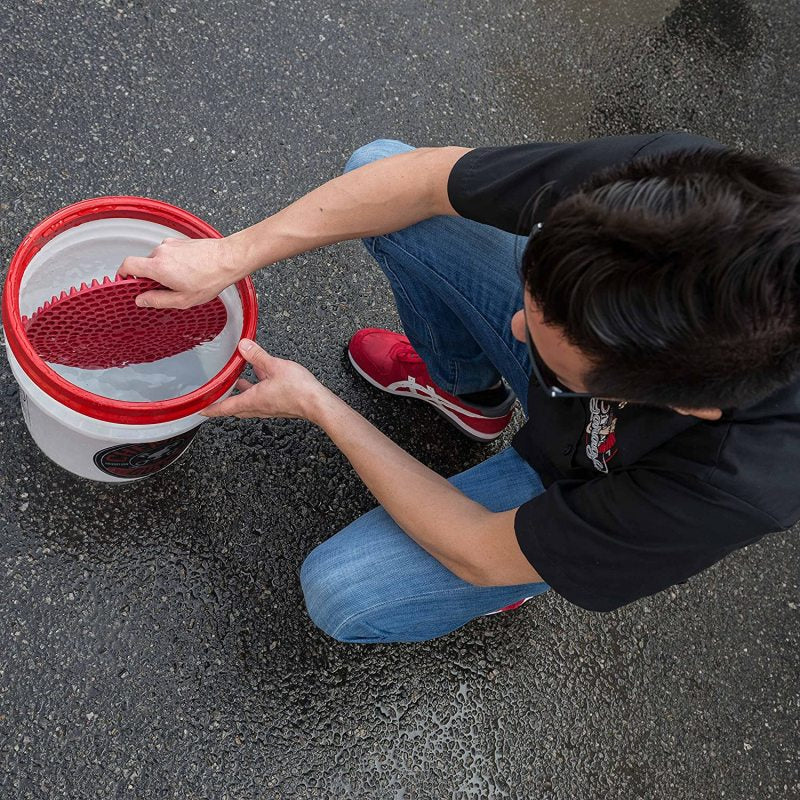 Chemical Guys DIRTTRAP02 Cyclone Dirt Trap Car Wash Bucket Insert - Red