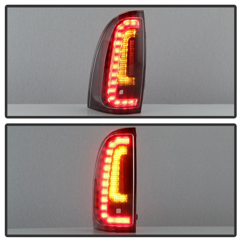 SPYDER 5085467 Spyder 05-15 Toyota Tacoma LED Tail Lights (Not Compatible w/OEM LEDS) - Black ALT-YD-TT05V2-LB-BK