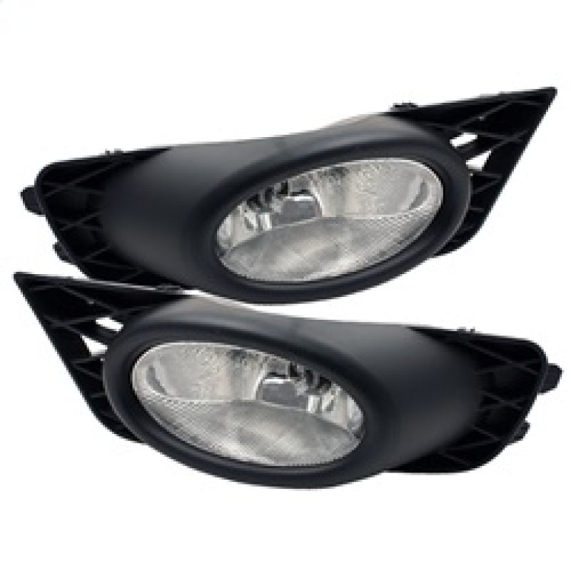 SPYDER 5020697 Spyder Honda Civic 09-11 4Dr OEM Fog Lights W/Switch- Clear FL-CL-HC09-4D-C