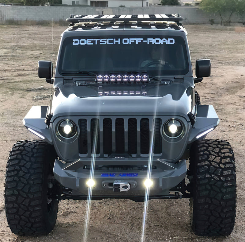 ORACLE Lighting 5839-504 Oracle Oculus Bi-LED Projector Headlights for Jeep JL/Gladiator JT - Matte Blk - 5500K SEE WARRANTY