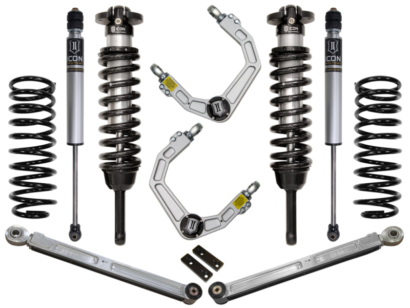 ICON K53063 2010+ Toyota FJ/4Runner 0-3.5in Stage 3 Suspension System w/Billet Uca