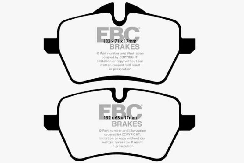 EBC DP31789C 07-14 Mini Hardtop 1.6 Turbo Cooper S Redstuff Front Brake Pads