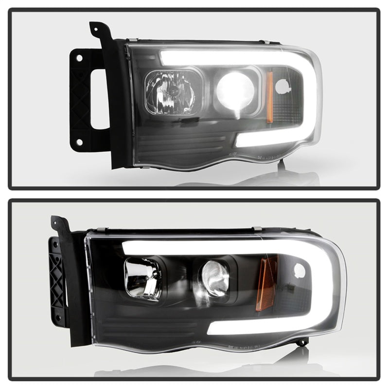 SPYDER 5088079 Spyder Dodge RAM 1500 02-05/RAM 2500/3500 03-05 High-Power LED Headlights - Black PRO-YD-DR02V2PL-BK