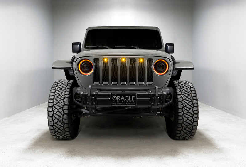 ORACLE Lighting 5839-023 Oracle Jeep JL/Gladiator JT Oculus Bi-LED Projector Headlights - Amber/White Switchback SEE WARRANTY