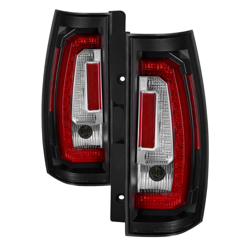 SPYDER 5083418 Spyder Chevy Suburban/Tahoe 07-14 V2 - Light Bar LED Tail Lights - Black ALT-YD-CSUB07V2-LED-BK